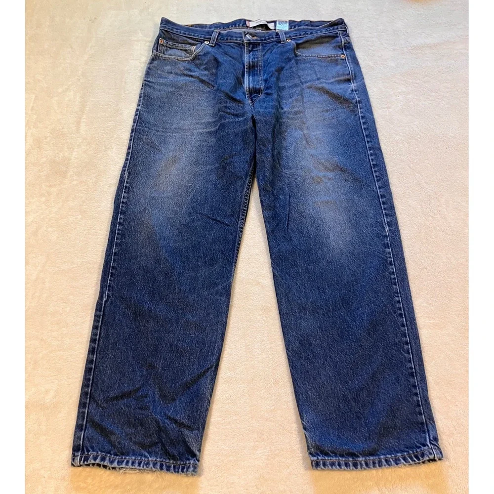 Levi's 550 Relaxed Fit Jeans Mens 40x30 Blue Medium Wash Denim Canada Made